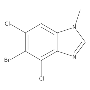 5-Bromo-4,6-dichloro-1-methyl-1,3-benzodiazole Structure