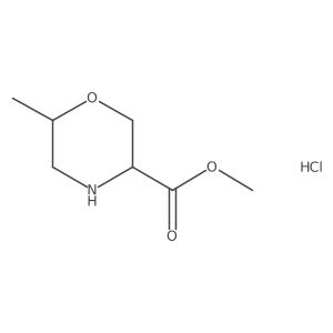 methyl(3S,6S)-6-methylmorpholine-3-carboxylatehydrochloride Structure
