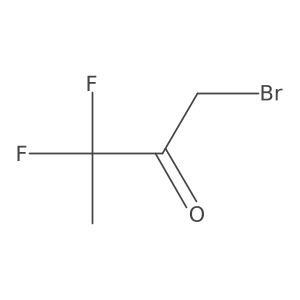 1-Bromo-3,3-difluorobutan-2-one结构式