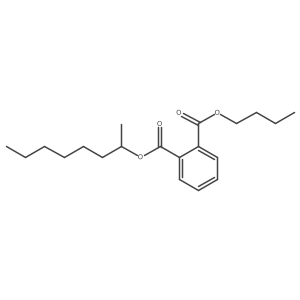 1-Butyl 2-(1-methylheptyl) phthalate Structure