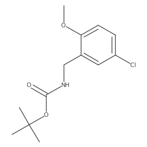 (5-Chloro-2-methoxy-benzyl)-carbamic acid tert-butyl ester Structure