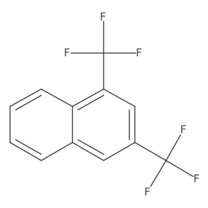 1,3-Bis(trifluoromethyl)naphthalene结构式