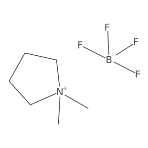 n,n-Dimethylpyrrolidinium tetrafluoroborate Structure