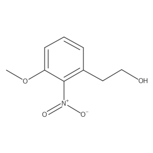 3-Methoxy-2-nitrobenzeneethanol结构式