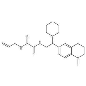 N1-allyl-N2-(2-(1-methyl-1,2,3,4-tetrahydroquinolin-6-yl)-2-morpholinoethyl)oxalamide Structure
