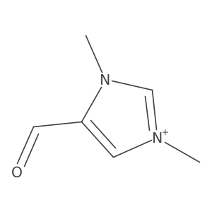 4-Formyl-1,3-dimethyl-1H-imidazol-3-ium Structure