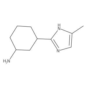 3-(4-Methyl-1H-imidazol-2-yl)cyclohexanamine Structure