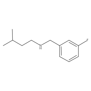 [(3-Fluorophenyl)methyl](3-methylbutyl)amine Structure