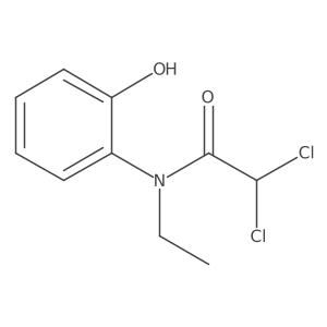 2,2-Dichloro-N-ethyl-N-(2-hydroxyphenyl)acetamide结构式