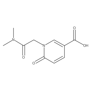 1-Dimethylcarbamoylmethyl-6-oxo-1,6-dihydro-pyridine-3-carboxylic acid结构式