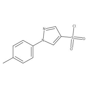 1-(4-methylphenyl)-1H-pyrazole-4-sulfonyl chloride结构式