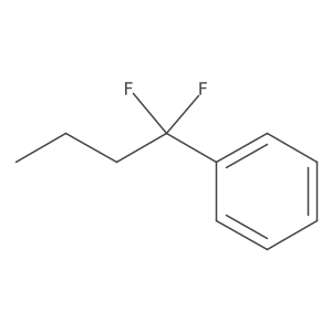 (1,1-Difluorobut-1-yl)benzene结构式