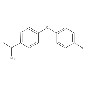 (S)-1-(4-(4-Fluorophenoxy)phenyl)ethanamine Structure