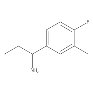 (R)-1-(4-Fluoro-3-methylphenyl)propan-1-amine Structure