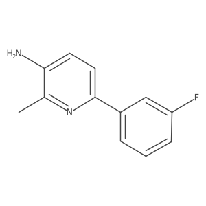 6-(3-Fluorophenyl)-2-methylpyridin-3-amine结构式