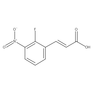 3-(2-Fluoro-3-nitrophenyl)prop-2-enoic acid Structure