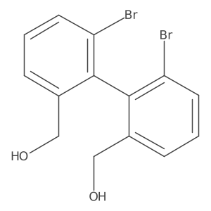 6,6a(2)-Dibromo[1,1a(2)-biphenyl]-2,2a(2)-dimethanol Structure