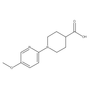 1-(5-Methoxypyridin-2-YL)piperidine-4-carboxylic acid Structure