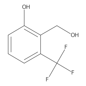 2-(Hydroxymethyl)-3-(trifluoromethyl)phenol结构式