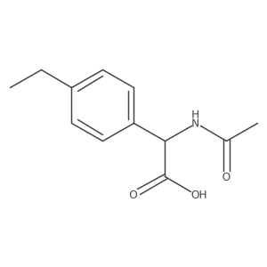 2-Acetamido-2-(4-ethylphenyl)acetic acid Structure