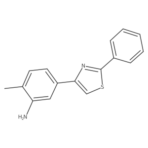 2-Methyl-5-(2-phenylthiazol-4-yl)aniline Structure