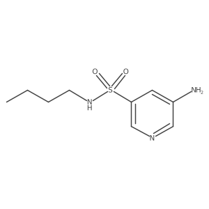 5-amino-N-butylpyridine-3-sulfonamide Structure