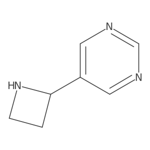 5-(Azetidin-2-yl)pyrimidine结构式