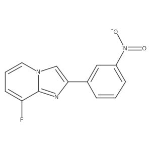 8-Fluoro-2-(3-nitrophenyl)imidazo[1,2-a]pyridine Structure