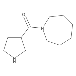 1-(Pyrrolidine-3-carbonyl)azepane结构式