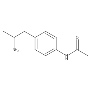 N-{4-[(2R)-2-aminopropyl]phenyl}acetamide Structure