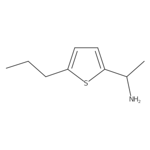 1-(5-Propylthiophen-2-yl)ethan-1-amine结构式