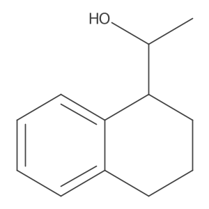 (1S)-1-(1,2,3,4-tetrahydronaphthalen-1-yl)ethan-1-ol结构式
