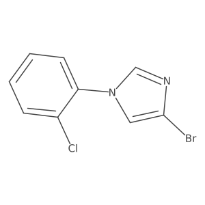 4-bromo-1-(2-chlorophenyl)-1H-imidazole结构式