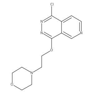 4-[2-(1-Chloropyrido[3,4-d]pyridazin-4-yl)oxyethyl]morpholine Structure