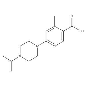 6-(4-Isopropylpiperazin-1-yl)-4-methylnicotinic acid结构式