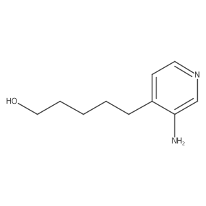 5-(3-Aminopyridin-4-yl)pentan-1-ol结构式