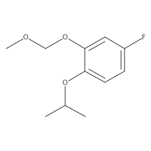 Benzene, 4-fluoro-2-(methoxymethoxy)-1-(1-methylethoxy)-结构式