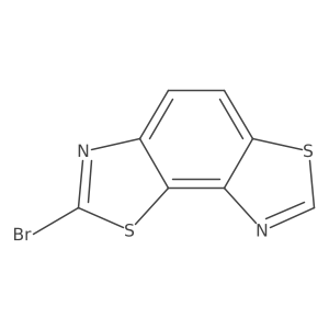 2-Bromobenzo[1,2-d:3,4-d']bis(thiazole) Structure