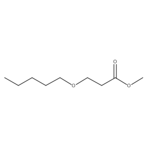 Methyl 3-(pentyloxy)propanoate结构式