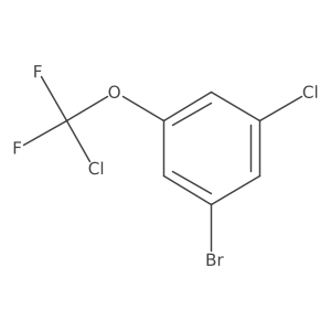 1-Bromo-3-chloro-5-[chloro(difluoro)methoxy]benzene Structure
