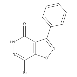 7-Bromo-3-phenylisoxazolo[4,5-D]pyridazin-4(5H)-one Structure