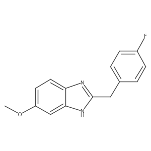 2-[(4-fluorophenyl)methyl]-5-methoxy-1H-1,3-benzodiazole Structure