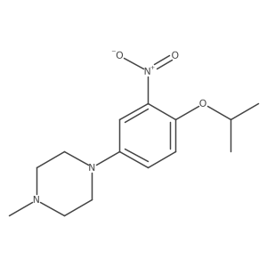 1-(4-Isopropoxy-3-nitrophenyl)-4-methylpiperazine Structure