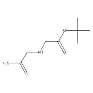 Tert-butyl 2-[(2-amino-2-oxoethyl)amino]acetate Structure