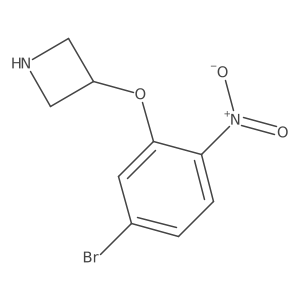 3-(5-Bromo-2-nitrophenoxy)azetidine Structure