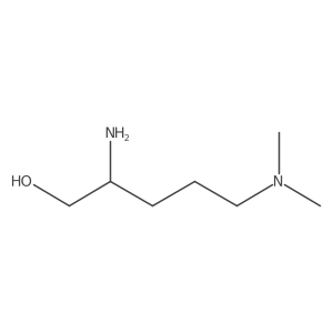 2-Amino-5-(dimethylamino)pentan-1-ol Structure