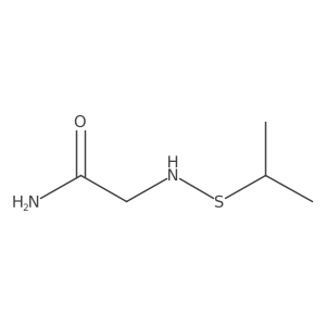 2-(Propan-2-ylsulfanylamino)acetamide Structure