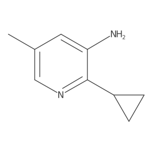2-Cyclopropyl-5-methylpyridin-3-amine Structure