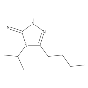 5-butyl-4-(propan-2-yl)-4H-1,2,4-triazole-3-thiol Structure
