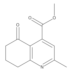 Methyl 2-methyl-5-oxo-5,6,7,8-tetrahydroquinoline-4-carboxylate结构式
